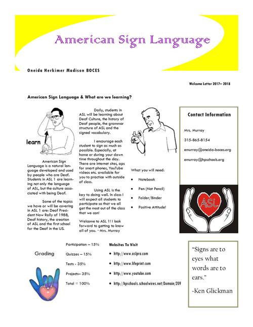 ASL 1 